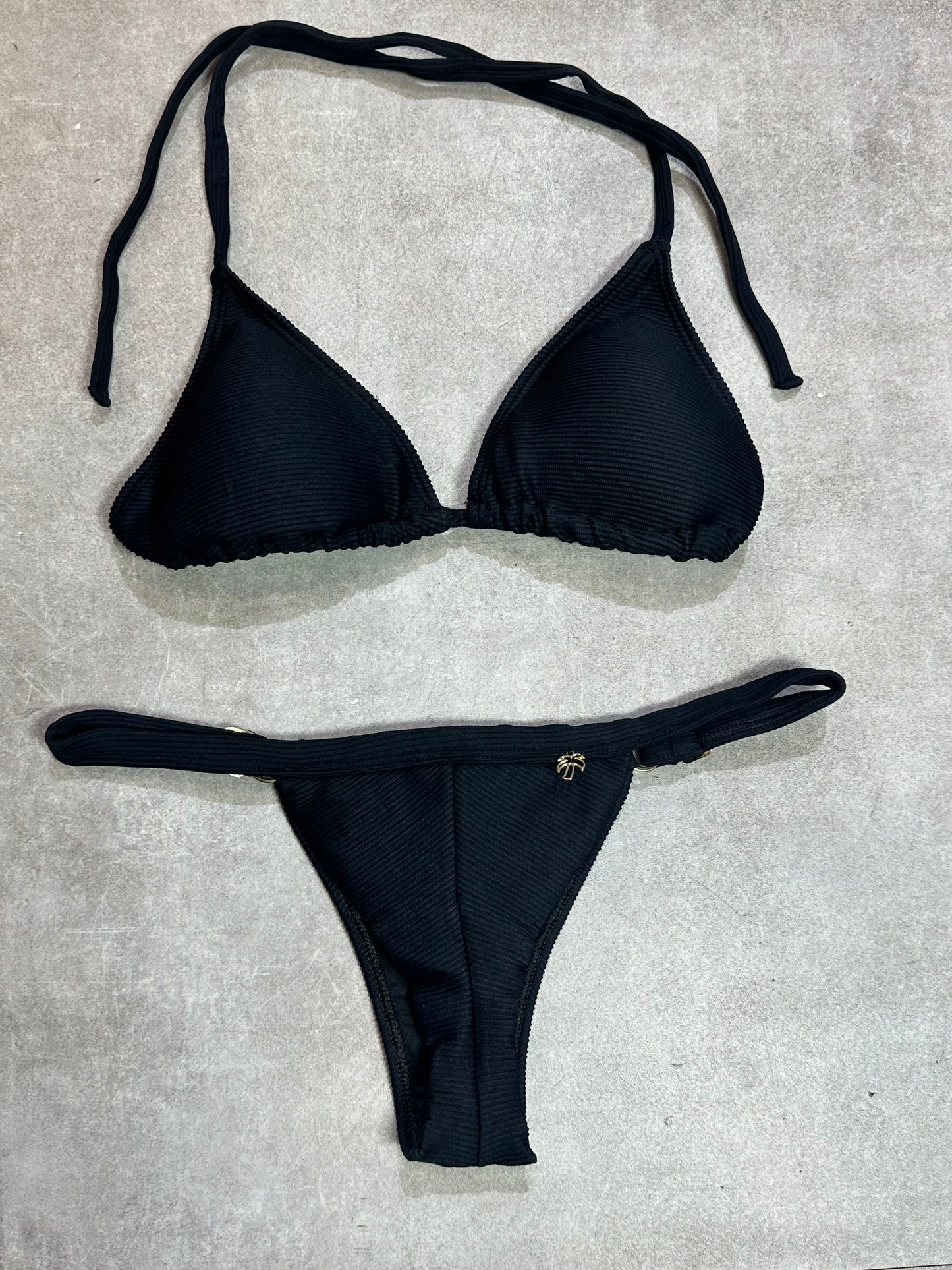 BIKINI TRIANGULO RIB NEGRO