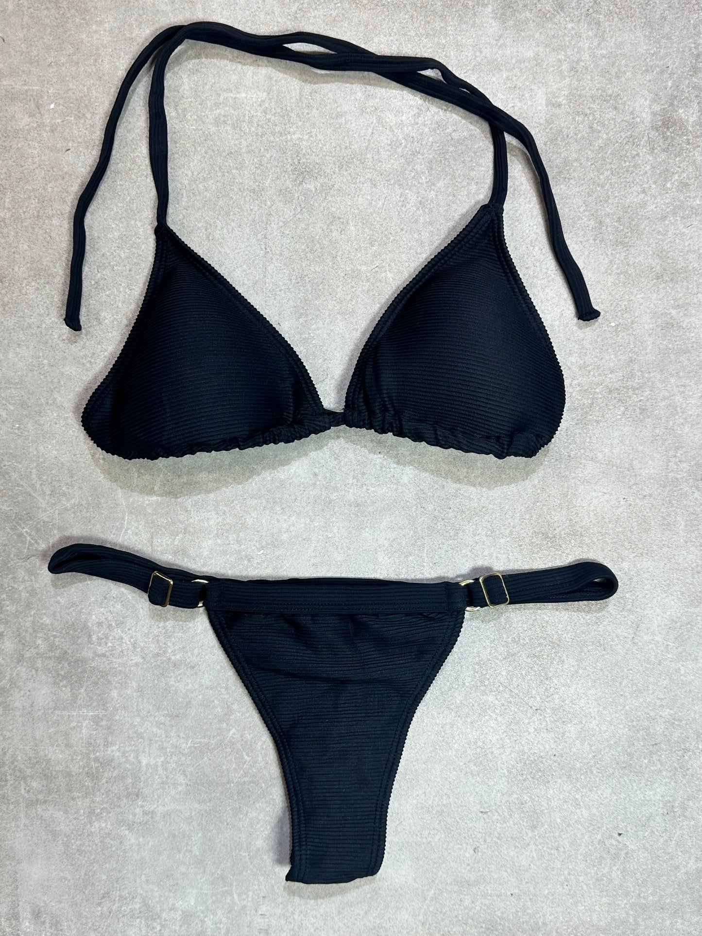 BIKINI TRIANGULO RIB NEGRO